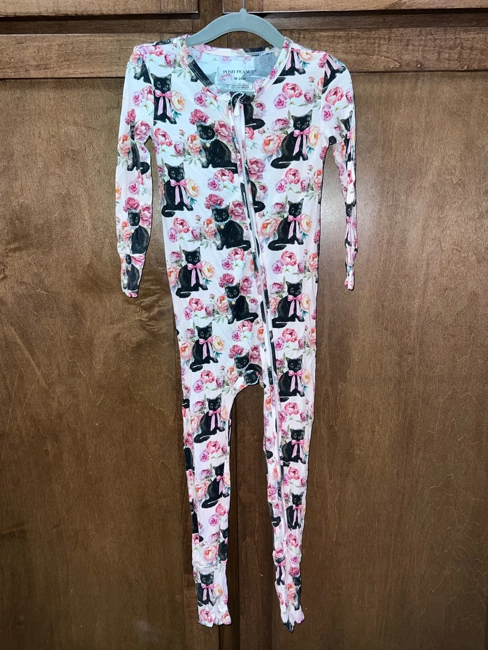 Posh Peanut Halloween Black Cat Purrsephone Convertible Romper